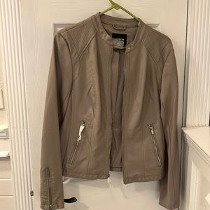 Faux leather jacket